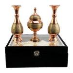 Kupfer Set mit Emaillie in Khatam