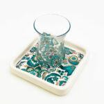 Tee Tasse Termeh Design Türkis